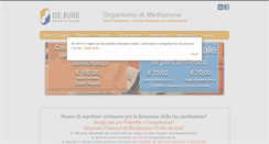 Desktop Screenshot of dejureconciliando.it
